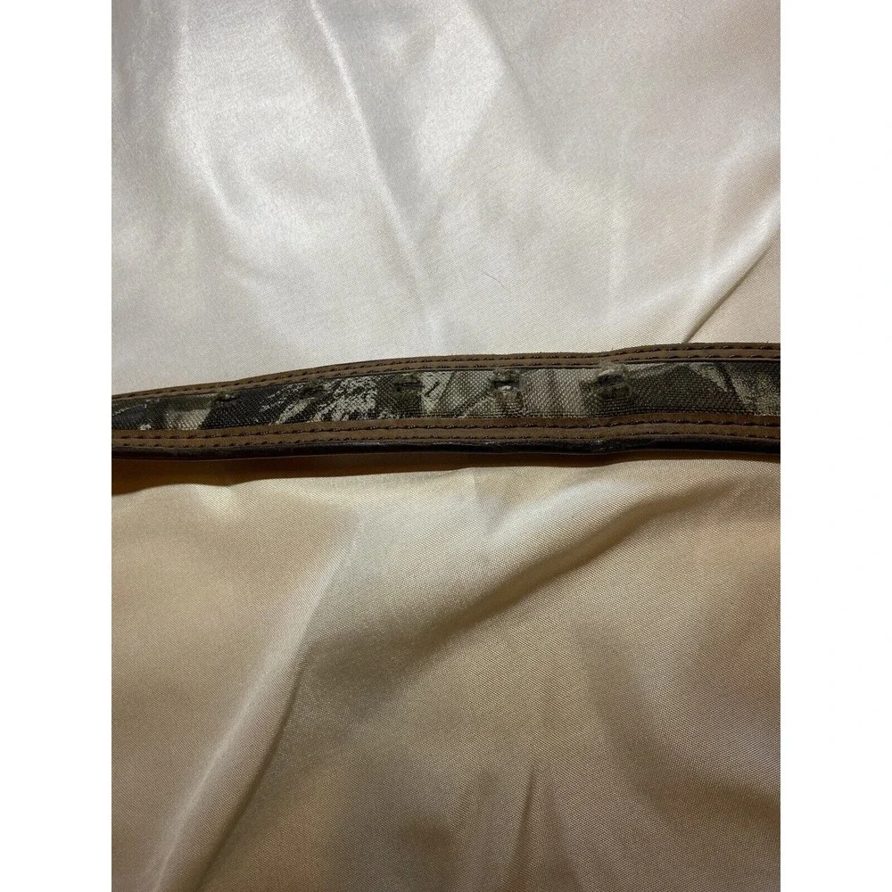 High Quality‎ Camouflage Canvas and Leather Belt Men's size 46